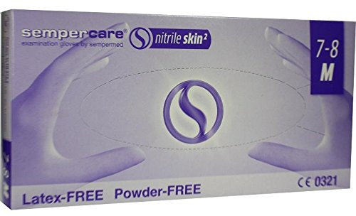 Lohmann & Rauscher GmbH & Co.KG SEMPERCARE Nitrile Skin2 - Polvo de lavado de manos (tamaño M, 200 unidades)