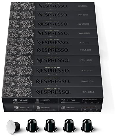 Caspules Nespresso - Café Ristretto - Lot de 200