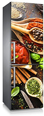 Vinile per frigorifero | Stickers Fridge | Adesivo Frigo | Cuisine (185x60)