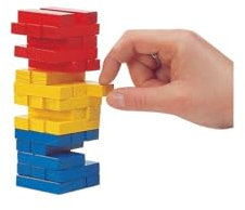 Goki - Torre de equilibrio de madera, 45 piezas (Gollnest Kiesel KG G1005/973) Multicolor (HS973)