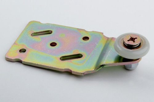 1 aparato de ruedas para herraje para puertas correderas metal galvanizado 45 x 85mm