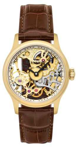 Thomas Earnshaw ES-8049-02 Orologio da Polso Analogico da Uomo, Cinturino in Pelle, Colore Marrone