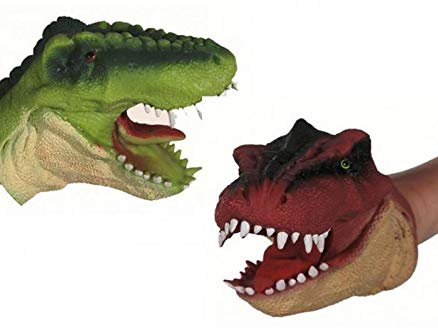 BigBuy Fun V0300742 Handpuppe Dinosaurier Junior Knows