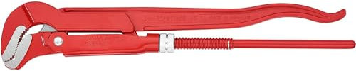 Knipex Giratubi con Ganasce ad S Rossa, Verniciata a Polvere 420 Mm 83 30 015