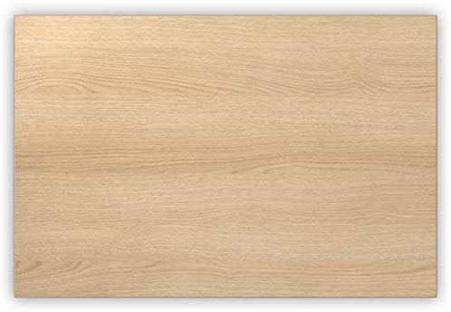 Bümö Tischplatte 120x80 cm in Eiche, Schreibtischplatte aus Holz, Holzplatte, Spanplatte Kratzfest beschichtet, ABS-Kante, 120 kg Tragkraft für DIY Homeoffice Schreibtisch & mehr