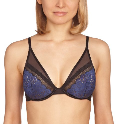 Triumph Damen BH (Mit Bügel) Party Spotlight W , Gr. 85C, Mehrfarbig (BLUE - DARK COMBINATION (B9))