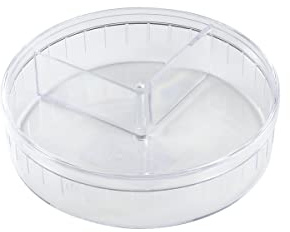 La Bonne Graine - Recpiente para Camembert - Larga Conservación - Antiolor - 11,5 x 11,5 x 3 cm | Fabricado en Francia; conserva el camembert durante más tiempo, tapa antiolor; acrílico transparente, resistente