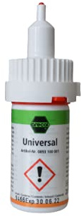 Gassmann-Store Sekundenkleber - Cyanacrylatklebstoff, 20g, für Kunststoff, Elastomere, Metall, Flüssig, Klar, Wasserfest, Schnelltrocknend