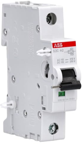 ABB S2C-A2 Arbeitsstromauslöser 110-415V AC/DC f. S200 DS200 SD200 | Fernauslöser - Shunt Trip für Sicherungsautomaten - 10ms Schaltzeit - 0,75 Teilungseinheiten - 2CDS200909R0002