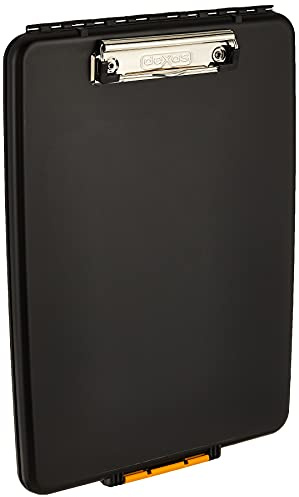 Dexas Slimcase Storage Clipboard, Black