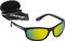 Cressi Rocker Gafas de Sol, Unisex Adulto, Negro/Lentes espejados Amarillo, Talla Única