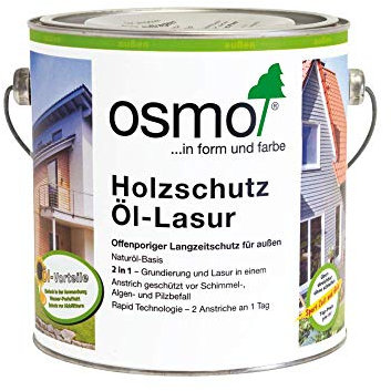 Osmo Wood Protection Oil Stain Ebony (712) 2.5 litres