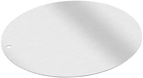 FMprofessional Tortenunterlage Ø32cm aus hochwertigem Aluminium – Teller für Gebäck Ideal zum Servieren von Kuchen und Pizza – Spülmaschinenfest, Silber