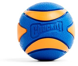 Chuckit! Ultra Squeaker Dog Ball – Durable Rubber Dog Toy for Fetch and Playtime, Compatible with Launcher, Small, 4.8 cm (Pack of 1)