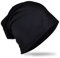 Miobo Slouch Beanie Mütze, Long, Unifarbe, Herren Damen, Schwarz