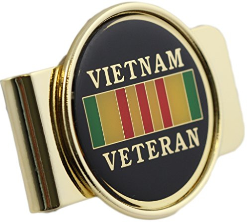 Vietnam Veteran Logo Money Clip Military Money Clip