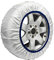 Cadenas Coche Nieve Easy Sock Homologación EN 16662-1 y alta seguridad. Talla S. Cadenas Nieve Téxtiles Fáciles de Instalar - Cadenas Nieve Coche Antideslizantes y Resistentes - Kit de 2 Cadenas