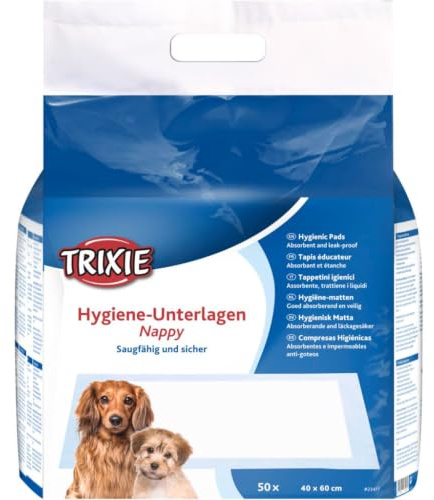 Tapis éducateur TRIXIE Nappy - 40 × 60 cm - 50 Pcs
