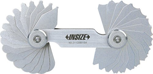 Insize 4801–17 Radius Gauge, 1 mm – 7 mm