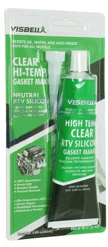 Visbella Silicone Home Appliance Gasket Seal Maker - High Temperature Heat Resistant from -80ºF to 600ºF (Clear)