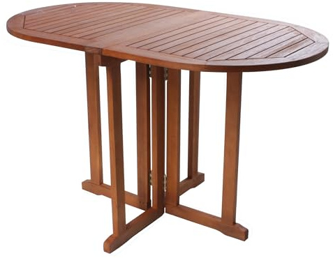 Sedex GATELEG Tisch 120x70 cm Eukalyptusholz Gartentisch Klapptisch Holztisch Massivholz