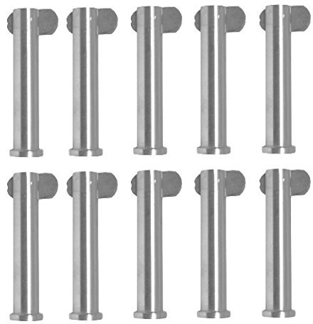 10 Stück Klappbolzen Steckbolzen 8 X 28 mm Edelstahl A2 Ringbolzen Klappsplint Klappstecker