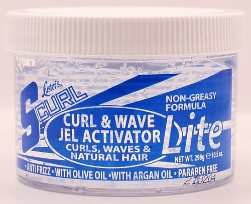 LUSTER'S S-CURL LITE WAVE JEL ACTIVATOR JAR 10.5 Oz by Lusters