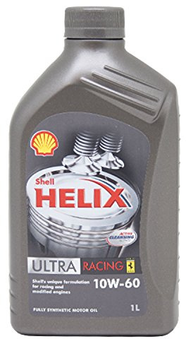 SHELL Olio motore Helix 10W-60 Olio sintetico 1 L Compatibilità con RENAULT Clio 3 Hatchback BR0/1, CR0/1 Clio 2 BB0/1/2, CB0/1/2, PEUGEOT 206 2 volumi/Coda spiovente 2A/C, VW Golf 4 Hatchback 1J1