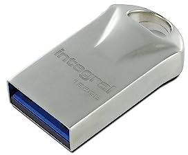 Integral 128GB USB Memoria 3.0 Flash Drive Fusion con Carcasa de Metal, hasta 110MB/s