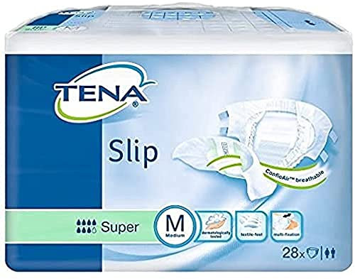 Tena Slip Super - Pañales para adultos (talla M, 28 unidades)