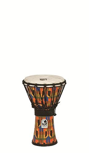 Toca SFDJ-7K Freestyle Djembé accordage à corde7'' Kente Cloth