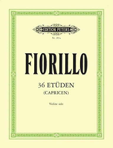 36 Etüden (Capricen) für Violine solo: 36 ETUDES (CAPRICES) for Violin (Edition Peters)