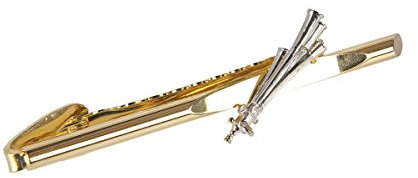 Unbekannt Krawattenhalter Schalmei - Schönes Geschenk für Musiker mit Geschenkverpackung