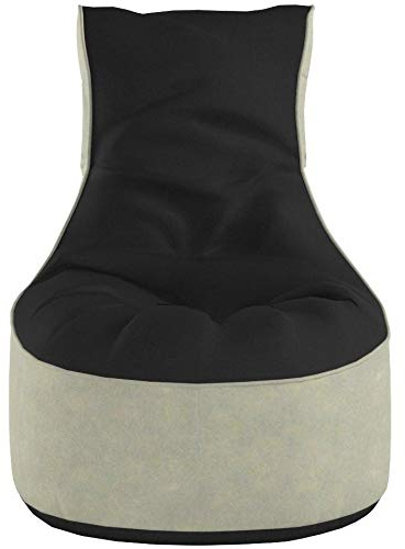 Kinzler S-10121/58 outdoorfähiger Sitzsack /Sessel, ca. 80x80x90 cm, 2-farbig, anthrazit