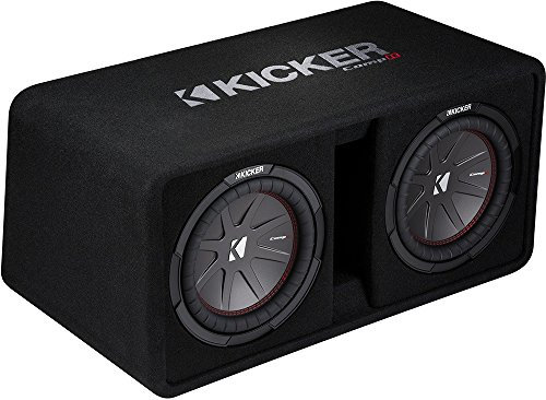 KICKER 43DCWR102 Dual-Bassreflexbox DCompR10 Schwarz