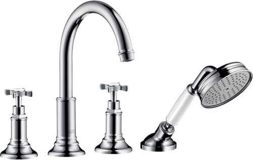 Hansgrohe 16544000 Axor Montreux 4-Loch Fliesenrand Armatur DN 15, chrom