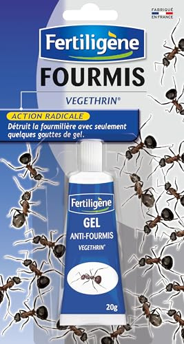 FERTILIGENE FTUBFOU - Anti-Fourmis Tube Appât Gel 20 g - Détruit durablement et en profondeur les fourmilières - Quelques gouttes de gel suffisent - Pour intérieur de la maison - Fabriqué en France