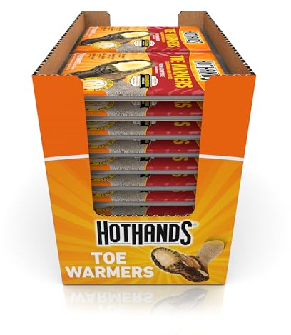 HotHands Toe Warmers - Long Lasting, Odorless, Air Activated - Up to 8 Hours of Heat - 40 Pair