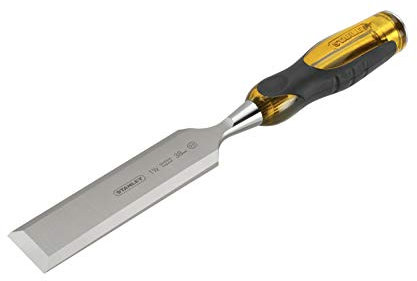 STANLEY FATMAX 38mm/1.1/2 Dynagrip Chisel with Bevel Edge and Strike Cap, 0-16-265
