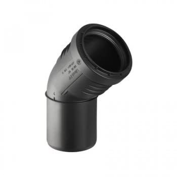 Geberit 390222141 Bogen Silent-PP mit Muffe, 45 Grad DN 50
