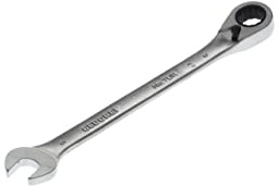 GEDORE Llave combinada con anillo de carraca, Reversible, Ancho de llave 9 mm, Acodada, De doce cantos, Perfil UD, Llave, 7 UR 9