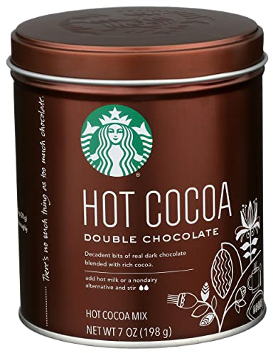 Starbucks Hot Cocoa, Double Chocolate, 7 Ounce