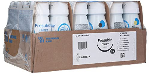 Fresenius Kabi Fresubin Energy Drink, Mixed case of 6 Bottles, 6 x 4 x 200 ml, 1 case (1 x 5.5 kg)