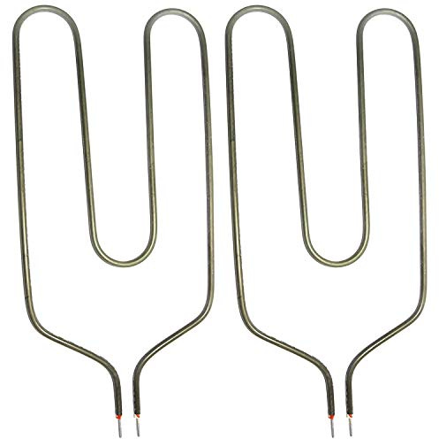 SPARES2GO Heater Elements for Dimplex Night Storage Heaters (850W, Short Pin, Pack of 2)