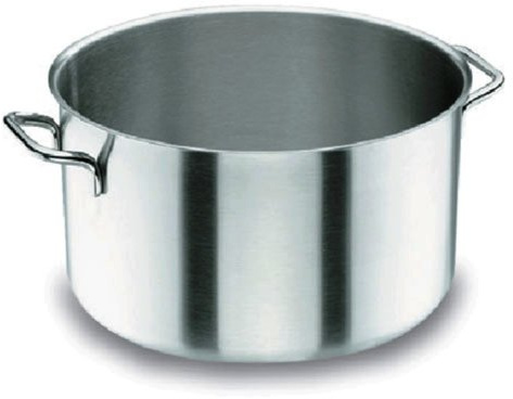 LACOR 50017W - Cacerola Alta de 16 cm, INOX Wagner - Cocina Profesional | En acero inoxidable, para guisos y cocciones uniformes; ideal para cocina profesional y uso diario en casa, para el día a día