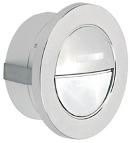 applique murale encastrée - aric muro 1 - a led - 0.3w - 5000k - chromé - aric 1764