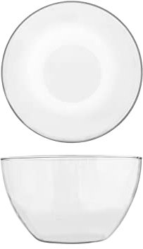 H&H Coppa in borosilicato, 18,5 cm, Trasparente (55050)