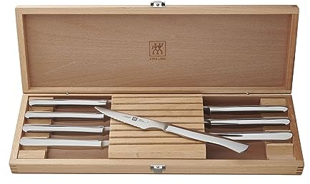 ZWILLING 8-teiliges Steakmesser-Set aus Edelstahl, 10,2 cm, mit Präsentationsbox