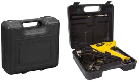 Toolland Pistolet thermique, 2000 W, 350-550 °C, 250-550 L/min, avec accessoires, jaune