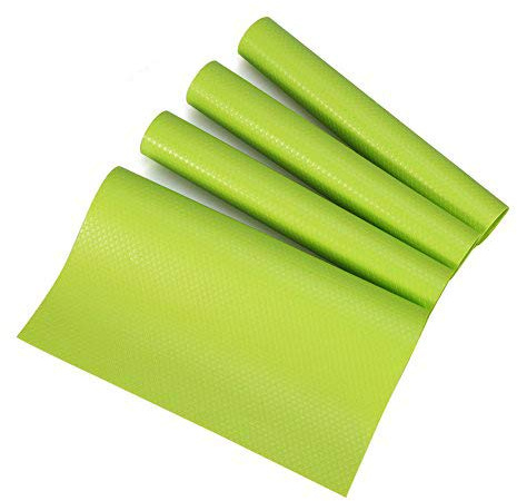 Yosoo Kühlschrankmatte 4 Stück/Set 29 * 45 cm antibakterielles Antimykotikum Bodenmatte grün